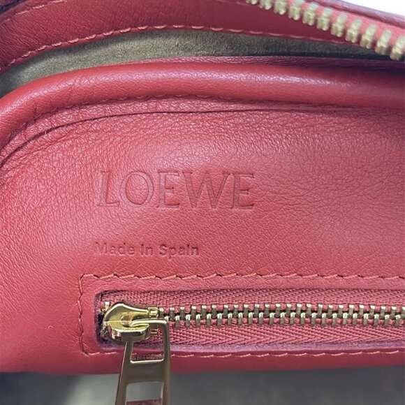 LOEWE Amazona 75 Small Red Leather - Handbag 635-080325 - Picture 8 of 8